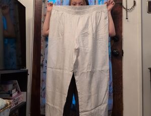 Jessica London Women's White Slacks